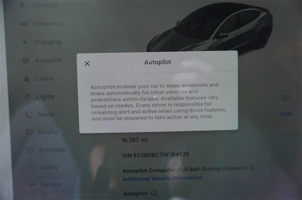 used 2022 Tesla Model 3 car, priced at $30,750