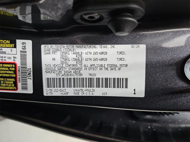 used 2024 Toyota Tundra car, priced at $56,000