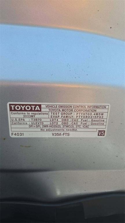 used 2023 Toyota Tundra car, priced at $55,000