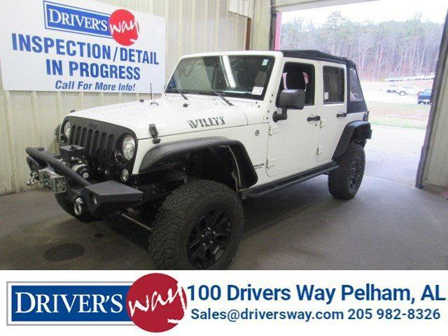 used 2017 Jeep Wrangler Unlimited car, priced at $20,874