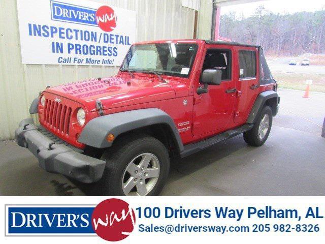 used 2012 Jeep Wrangler Unlimited car, priced at $17,997