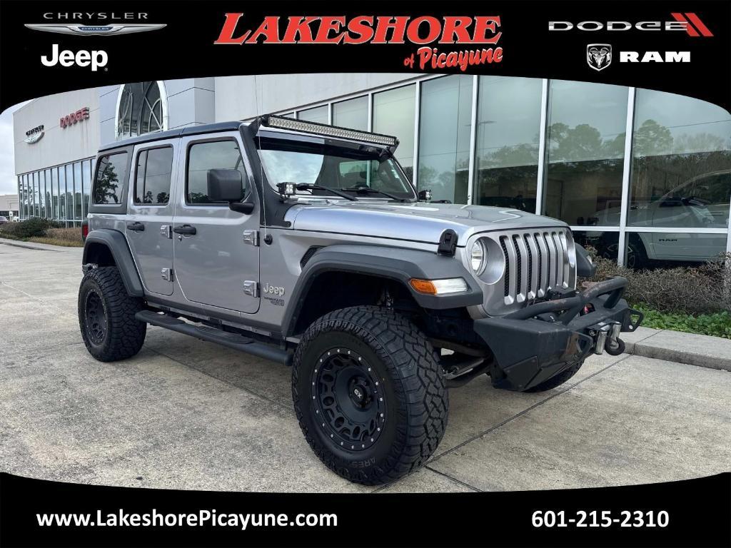 used 2018 Jeep Wrangler Unlimited car, priced at $21,998