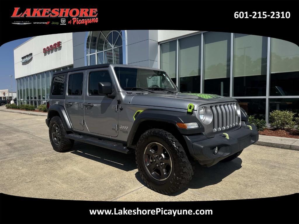used 2018 Jeep Wrangler Unlimited car, priced at $21,998