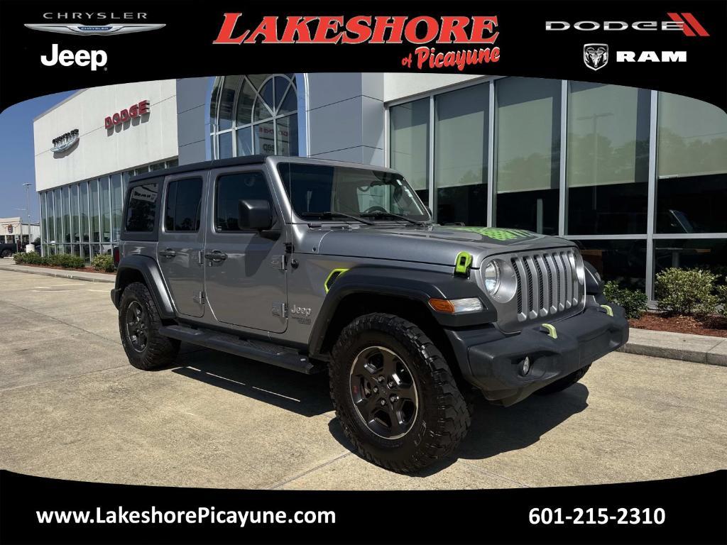 used 2018 Jeep Wrangler Unlimited car, priced at $22,498