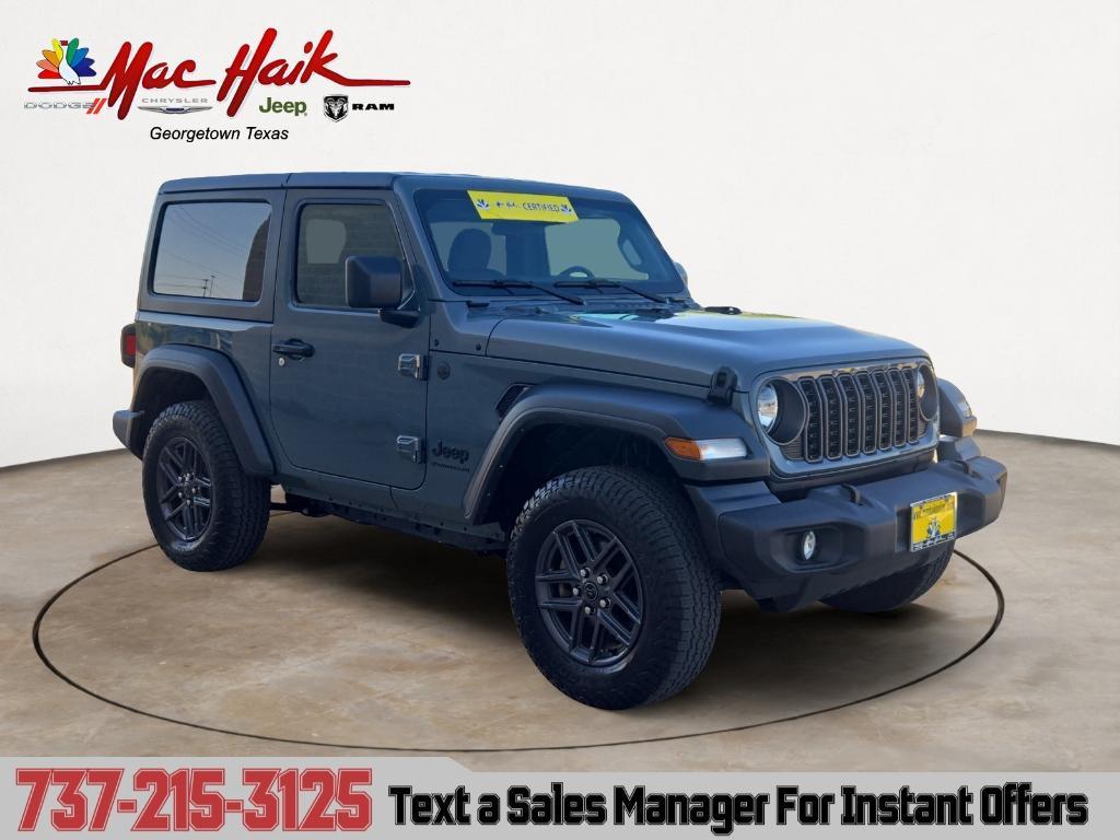 used 2024 Jeep Wrangler car, priced at $35,600