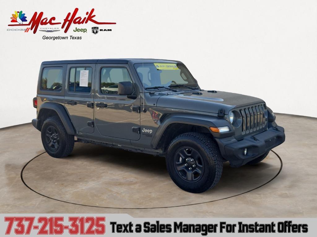 used 2021 Jeep Wrangler Unlimited car, priced at $32,351