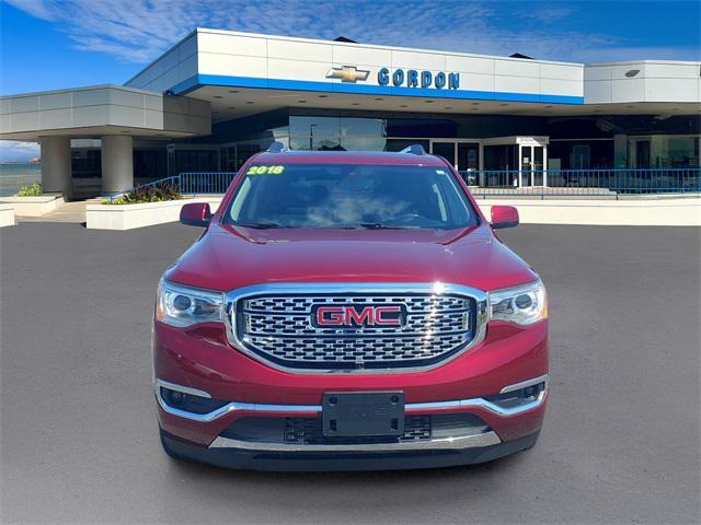 used 2018 GMC Acadia car, priced at $19,999