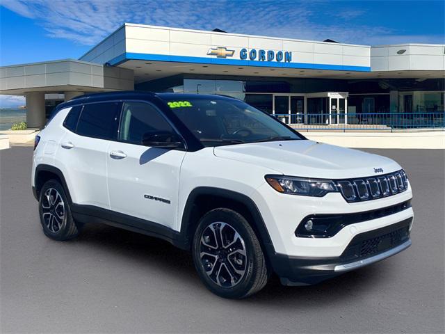 used 2022 Jeep Compass car, priced at $25,333