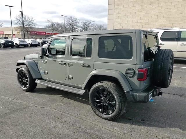 used 2022 Jeep Wrangler Unlimited 4xe car, priced at $31,255