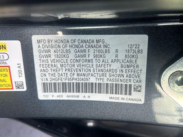 used 2023 Honda Civic car, priced at $26,500