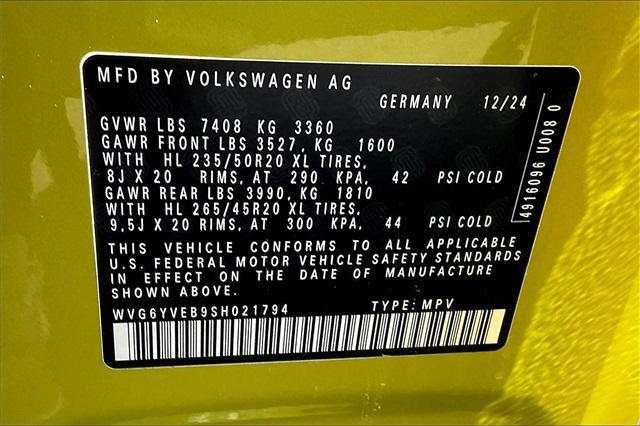 new 2025 Volkswagen ID. Buzz car, priced at $70,168