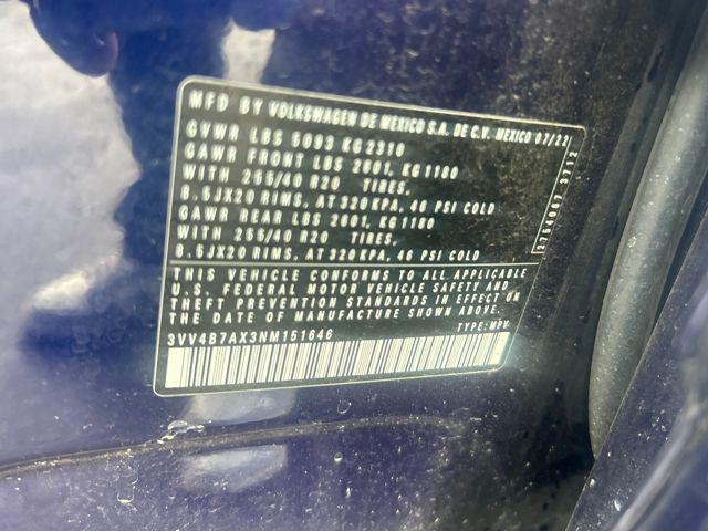 used 2022 Volkswagen Tiguan car, priced at $27,500