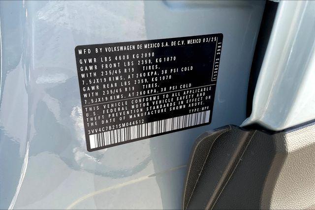 new 2025 Volkswagen Taos car, priced at $34,221