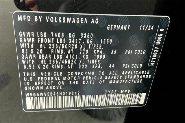 new 2025 Volkswagen ID. Buzz car, priced at $59,505