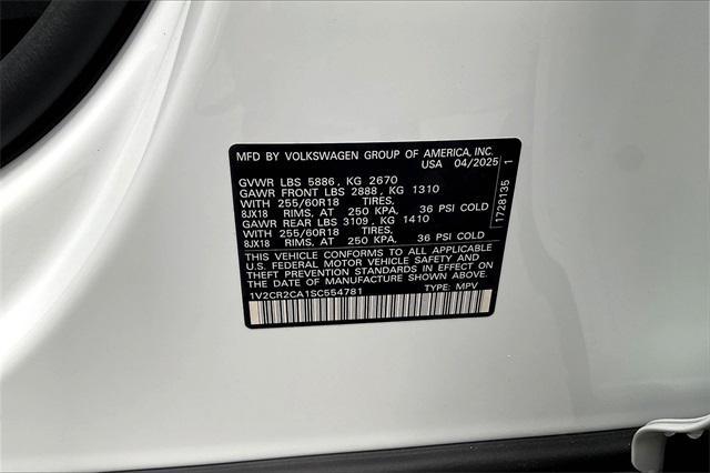 new 2025 Volkswagen Atlas car, priced at $48,059