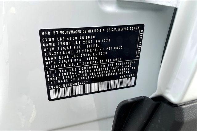 new 2025 Volkswagen Taos car, priced at $27,499