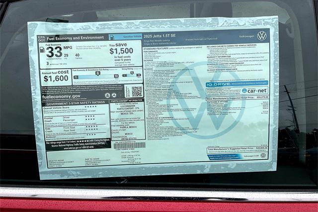 new 2025 Volkswagen Jetta car, priced at $28,669