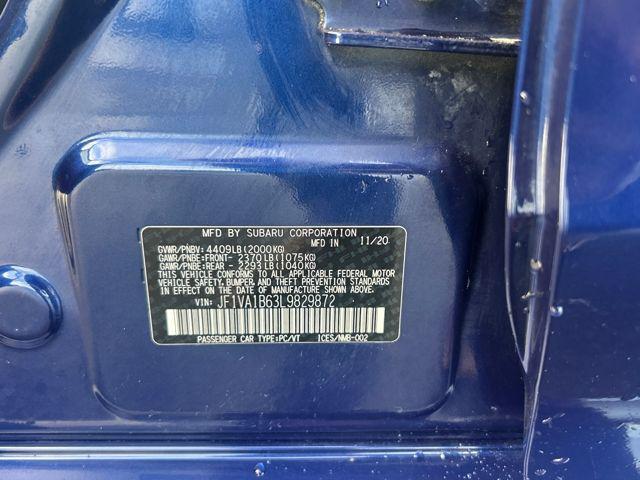 used 2020 Subaru WRX car, priced at $23,000