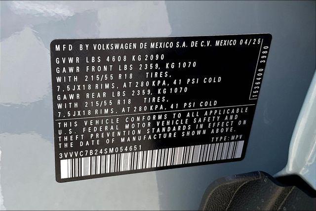 new 2025 Volkswagen Taos car, priced at $30,791