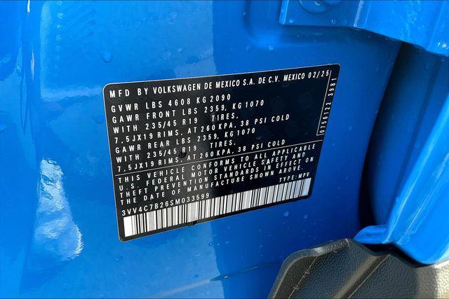 new 2025 Volkswagen Taos car, priced at $34,221