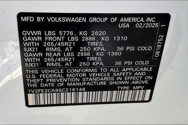 new 2025 Volkswagen Atlas Cross Sport car, priced at $51,291