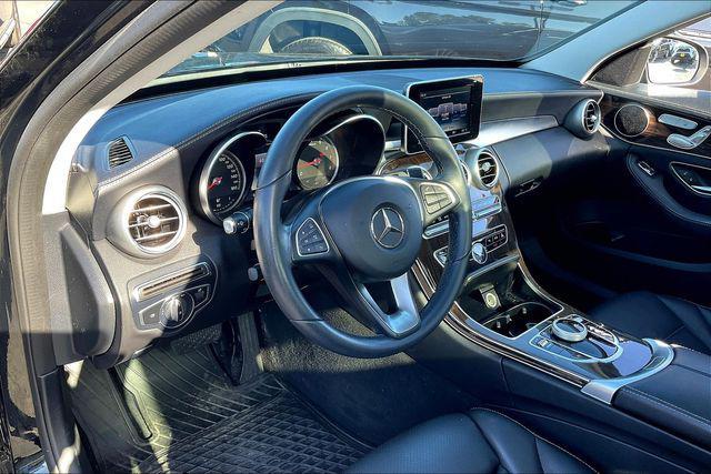 used 2017 Mercedes-Benz C-Class car, priced at $18,500