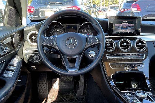 used 2017 Mercedes-Benz C-Class car, priced at $18,500