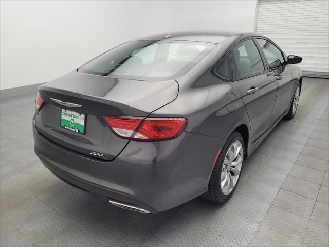 used 2015 Chrysler 200 car, priced at $17,095