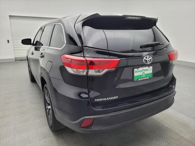 used 2019 Toyota Highlander car, priced at $23,995