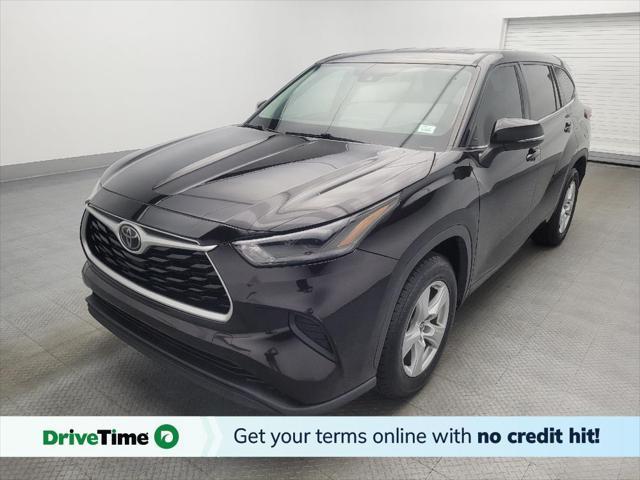 used 2021 Toyota Highlander car, priced at $24,695