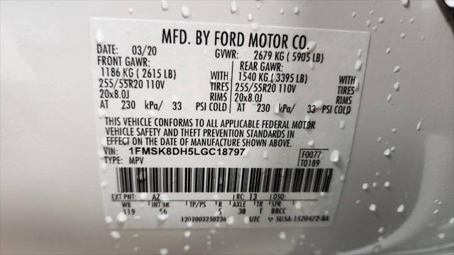 used 2020 Ford Explorer car, priced at $21,995