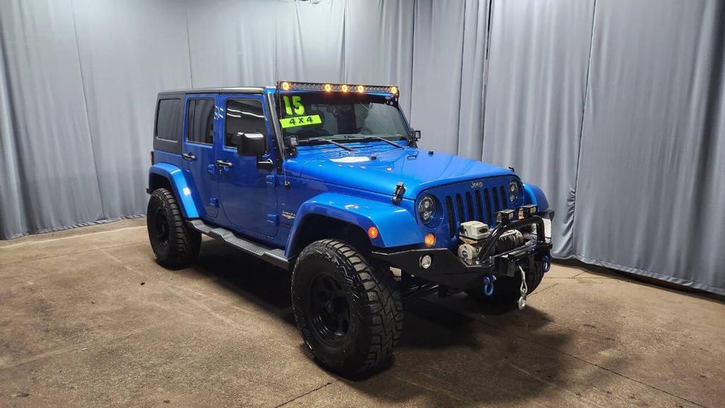 used 2015 Jeep Wrangler Unlimited car, priced at $19,995
