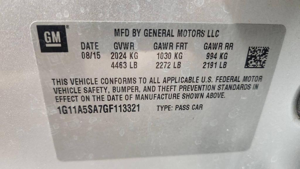 used 2016 Chevrolet Malibu Limited car, priced at $9,995