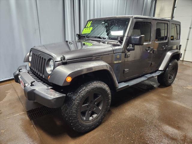 used 2016 Jeep Wrangler Unlimited car, priced at $18,995