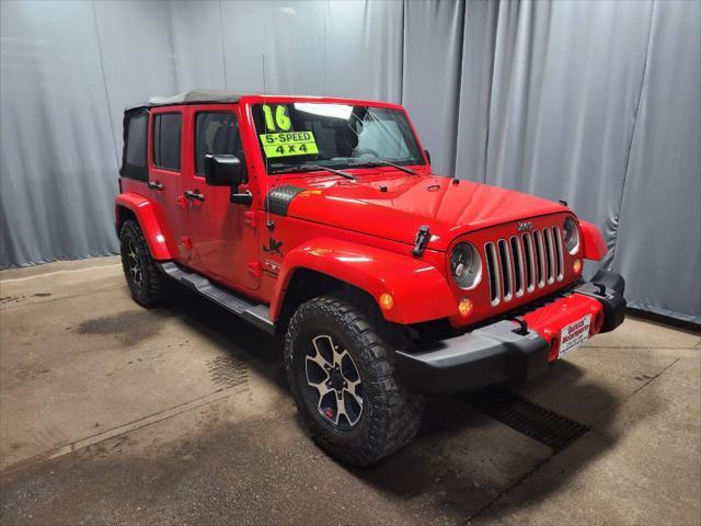 used 2016 Jeep Wrangler Unlimited car, priced at $18,995