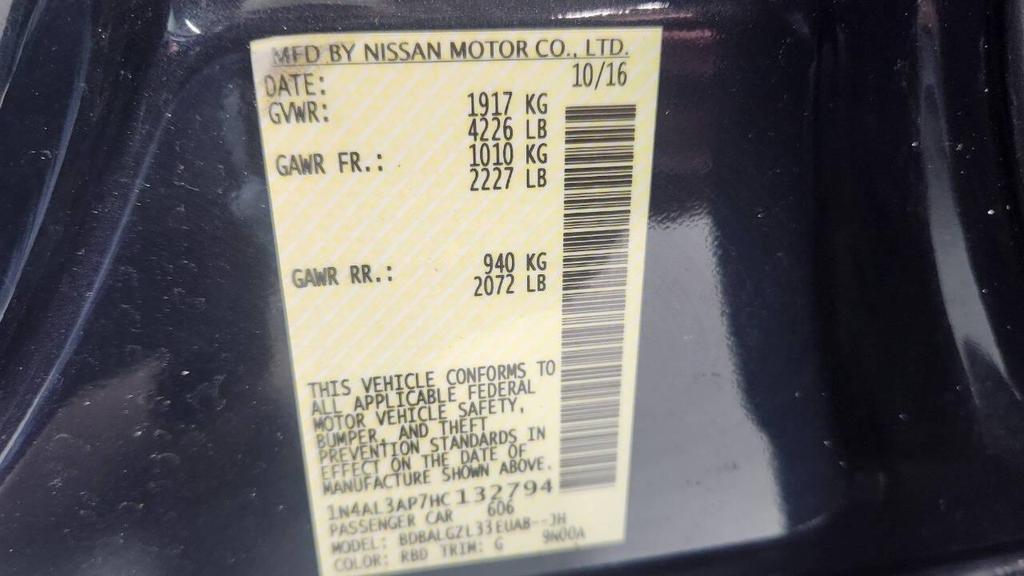 used 2017 Nissan Altima car, priced at $10,995