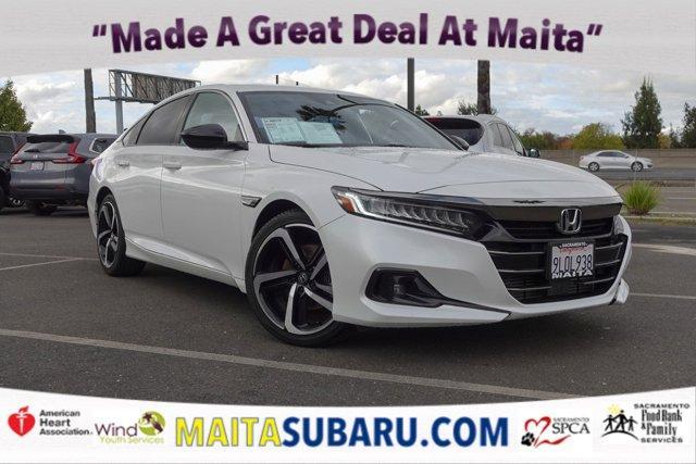 used 2021 Honda Accord car, priced at $22,750