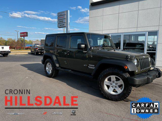 used 2015 Jeep Wrangler Unlimited car, priced at $14,750