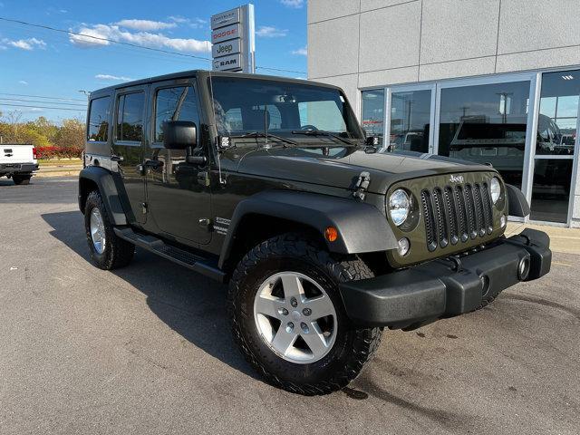 used 2015 Jeep Wrangler Unlimited car, priced at $14,750