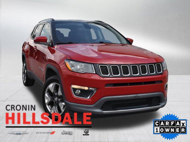 used 2019 Jeep Compass car, priced at $17,433