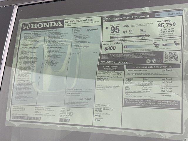 new 2024 Honda Prologue car, priced at $51,992