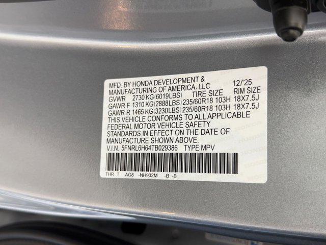 new 2026 Honda Odyssey car, priced at $43,211