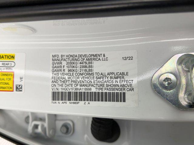 used 2022 Honda Accord car, priced at $25,599