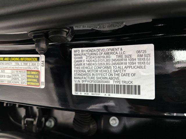 new 2025 Honda Ridgeline car, priced at $41,721