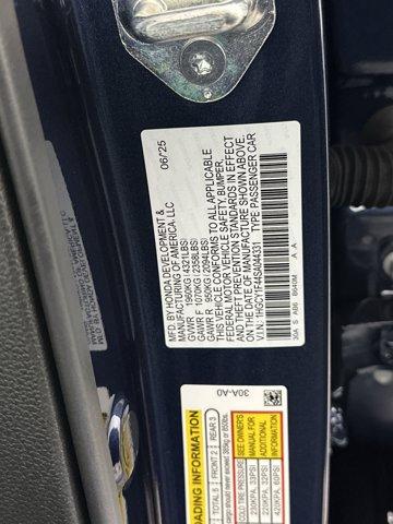 new 2025 Honda Accord car, priced at $30,281