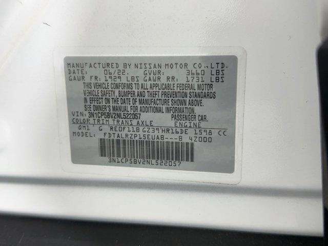 used 2022 Nissan Kicks car, priced at $16,999