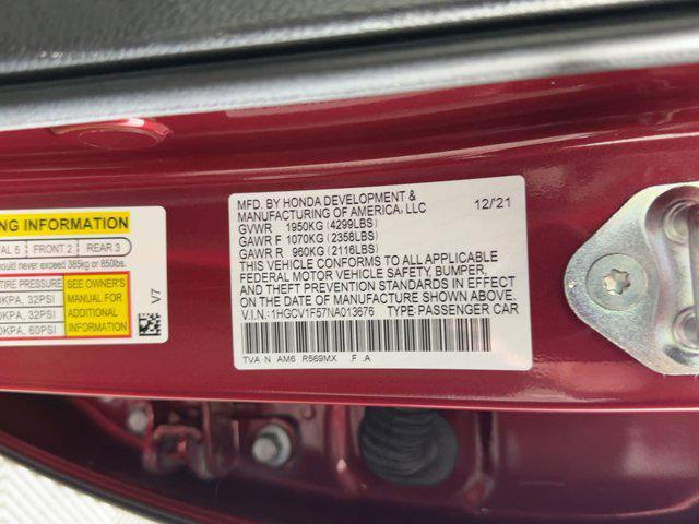 used 2022 Honda Accord car, priced at $23,898