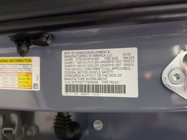 new 2026 Honda Ridgeline car, priced at $46,001