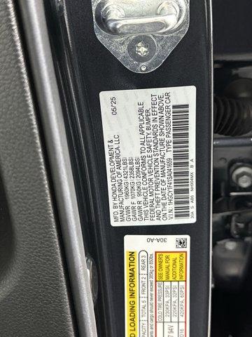new 2025 Honda Accord car, priced at $30,281