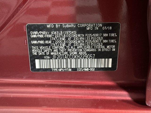 used 2019 Subaru Crosstrek car, priced at $18,298